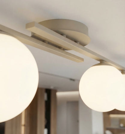 Kairo 3 loftlampe mokka/opal