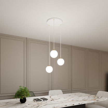 Royal 3 pendellampe hvid