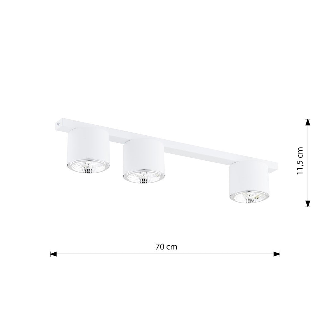 Nano 3 loftlampe hvid