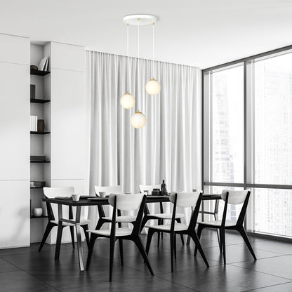 Royal 3 pendellampe hvid