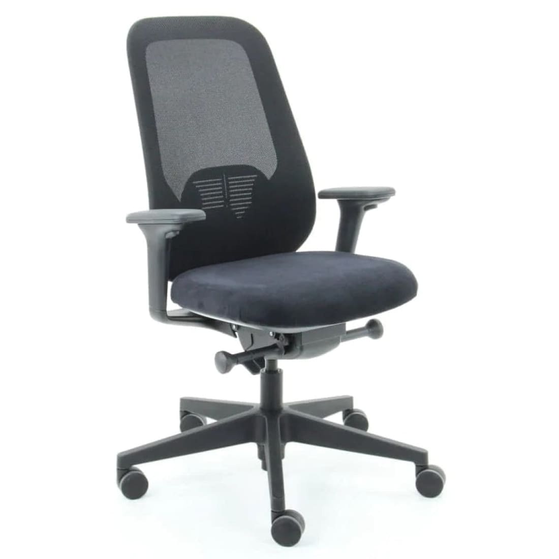 Workliving Nora Mesh Sort Regain - Kontorstol Ergonomisk design NEN1335
