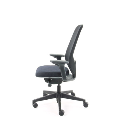 Workliving Nora Mesh Sort Regain - Kontorstol Ergonomisk design NEN1335