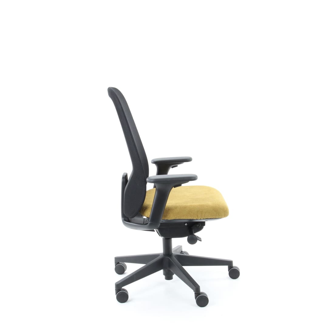 Workliving Nora Mesh Yellow Regain - Ergonomisk kontorstol NEN1335