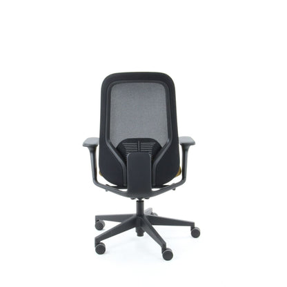 Workliving Nora Mesh Yellow Regain - Ergonomisk kontorstol NEN1335