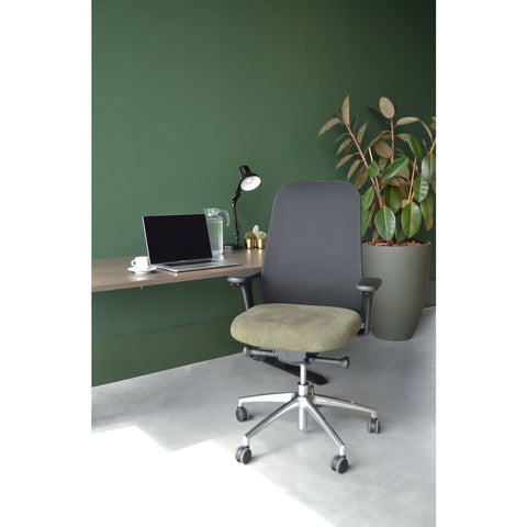 Workliving Nora Mesh Grøn Regain - Kontorstol Ergonomisk Design NEN1335