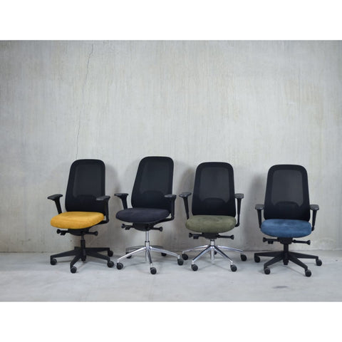 Workliving Nora Mesh Grøn Regain - Kontorstol Ergonomisk Design NEN1335