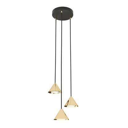 Elit 3 premium pendellampe guld