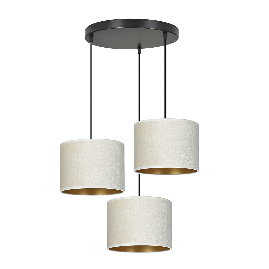 Hilde 3 premium pendellampe hvid