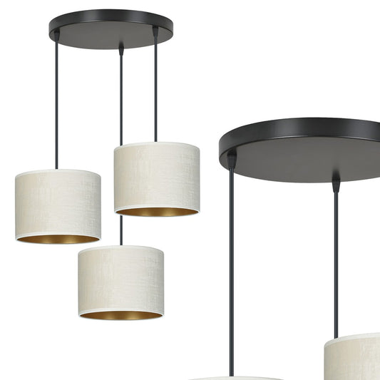 Hilde 3 premium pendellampe hvid