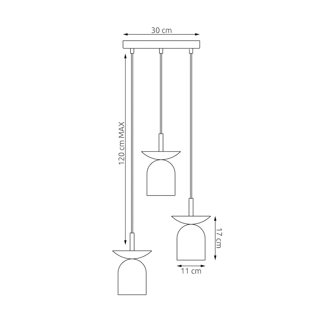 Ego 3 premium pendellampe hvid