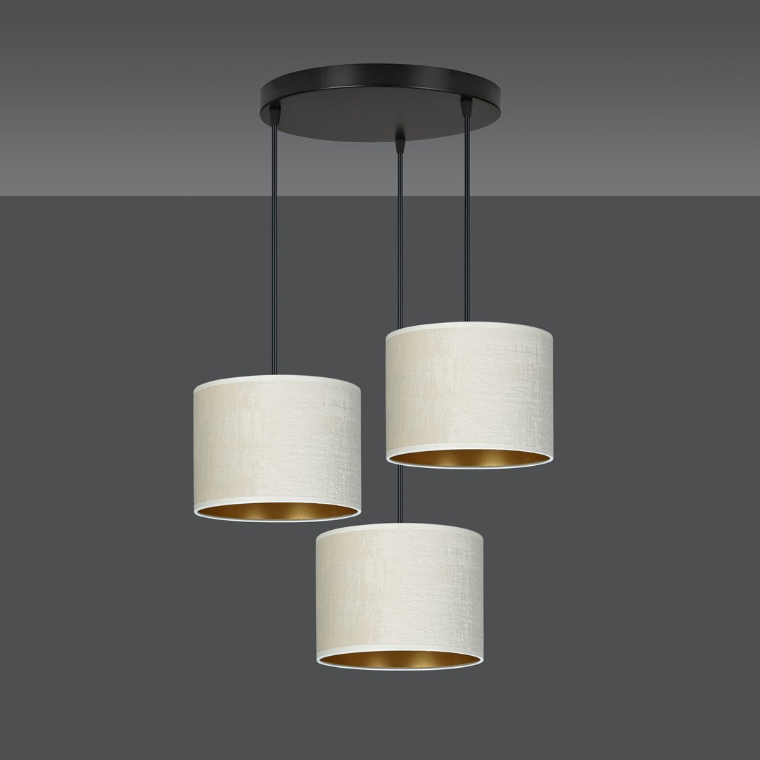 Hilde 3 premium pendellampe hvid