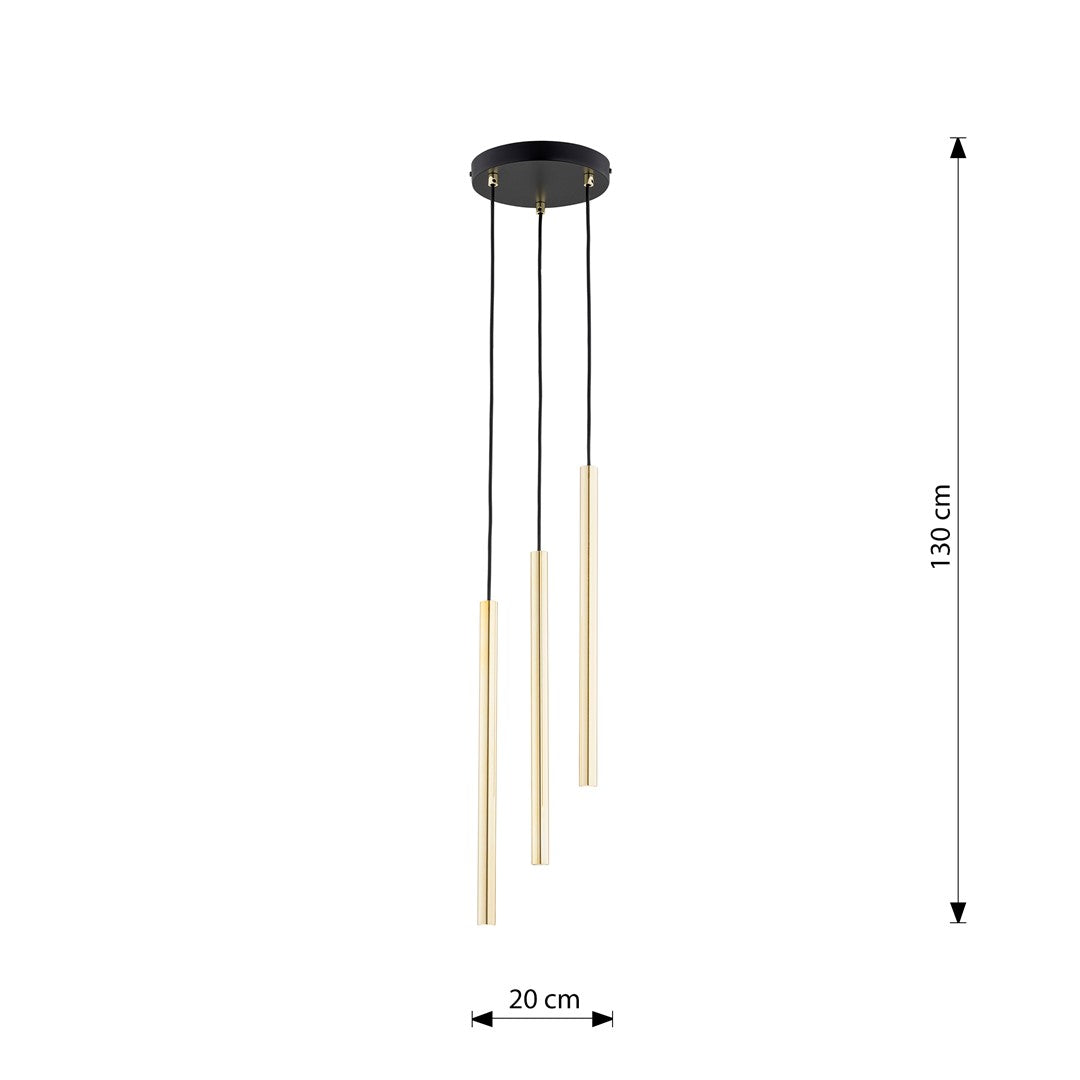 Selter 3 premium pendellampe guld