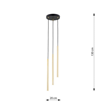 Selter 3 premium pendellampe guld