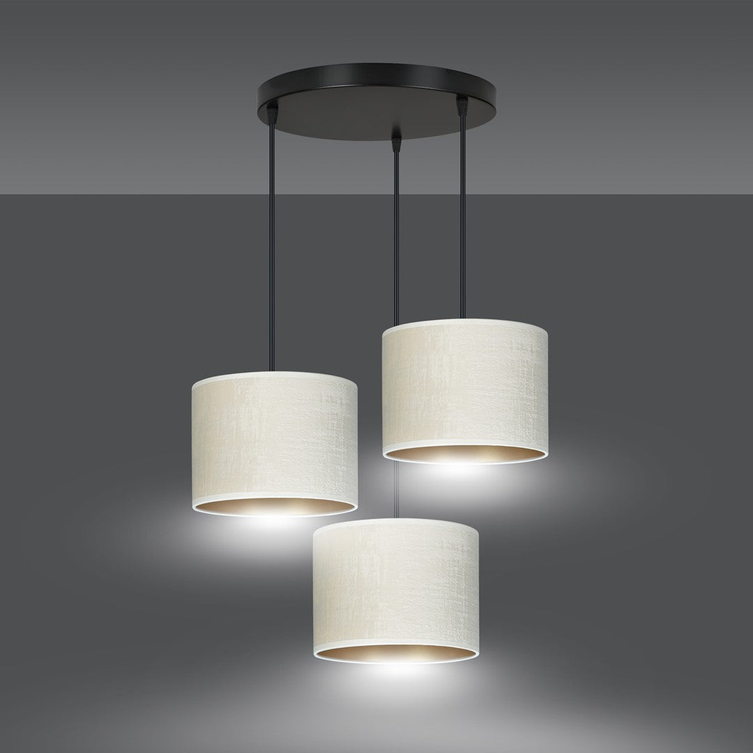 Hilde 3 premium pendellampe hvid