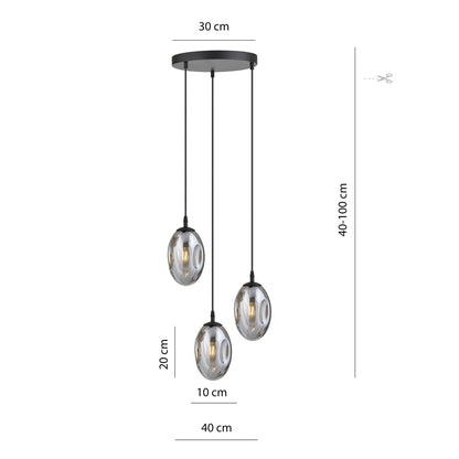 Astral 3 premium pendellampe grafit