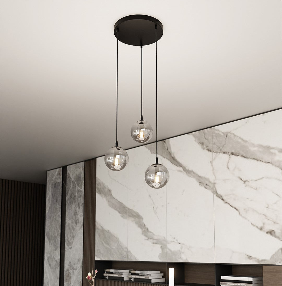 Cosmo 3 premium pendellampe grafit