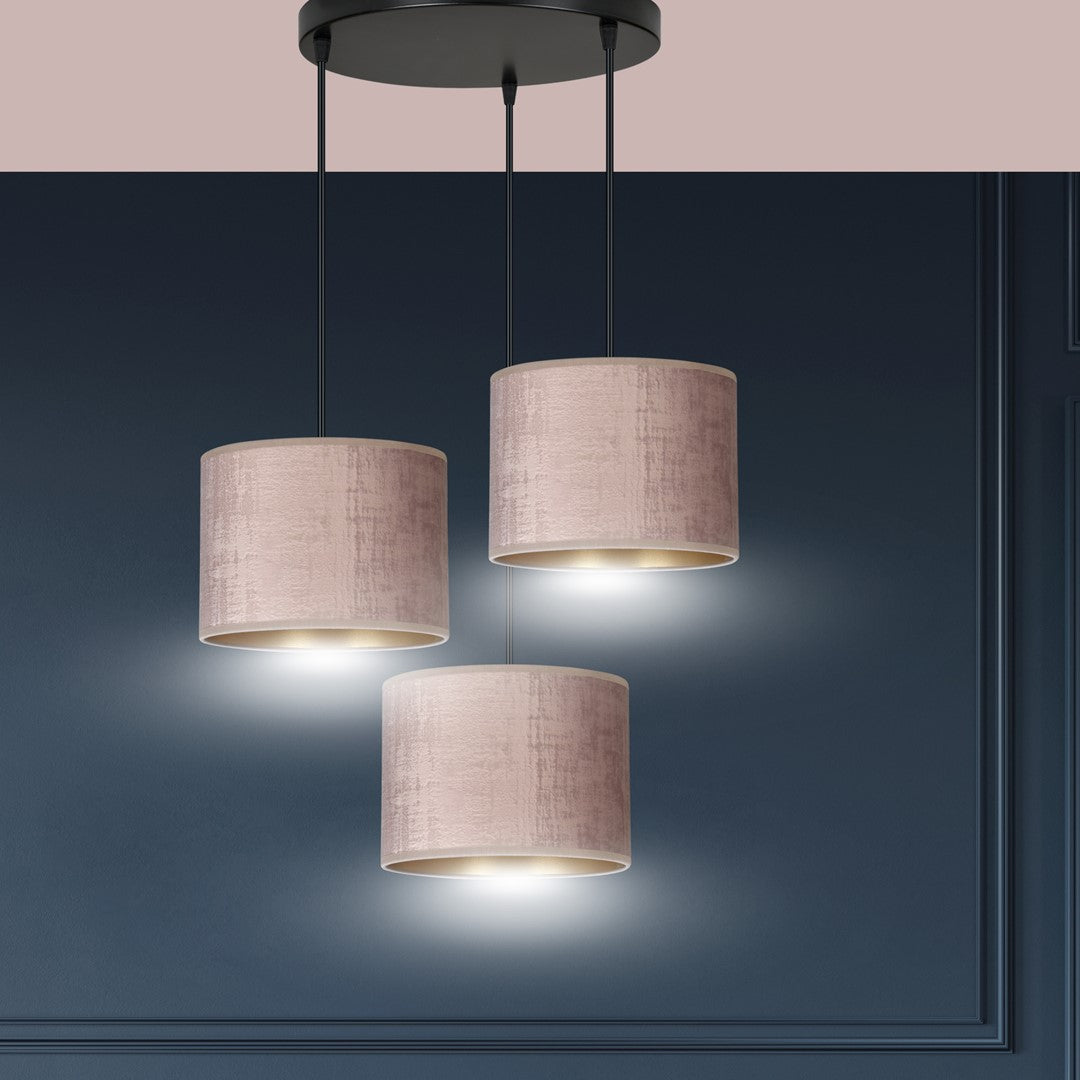 Hilde 3 premium pendellampe rosa