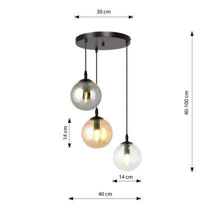 Cosmo 3 premium pendellampe blandet