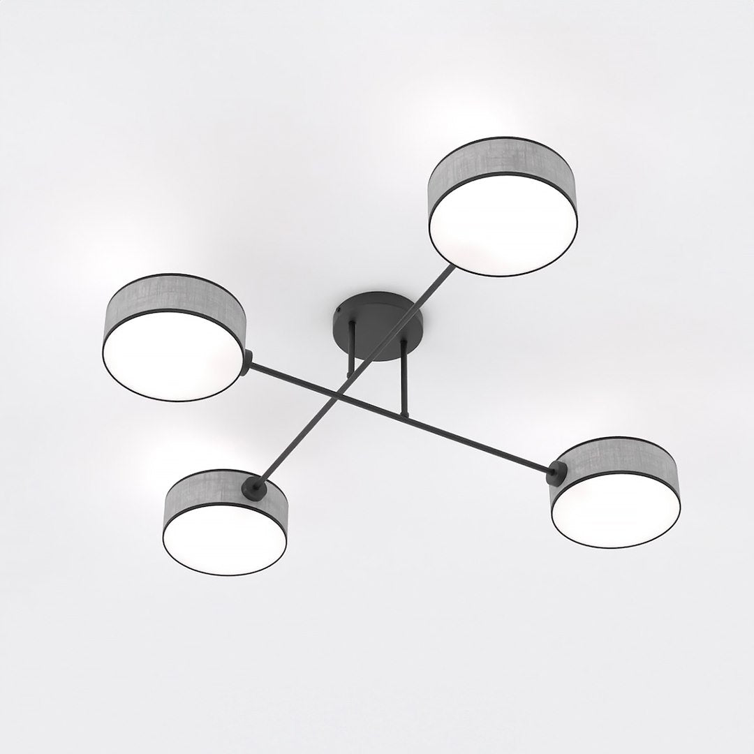 Maga 4 loftlampe grå