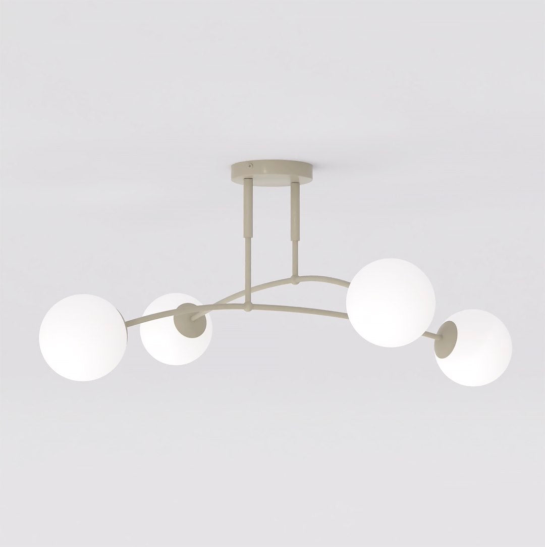 Nails 4 loftlampe mokka/opal