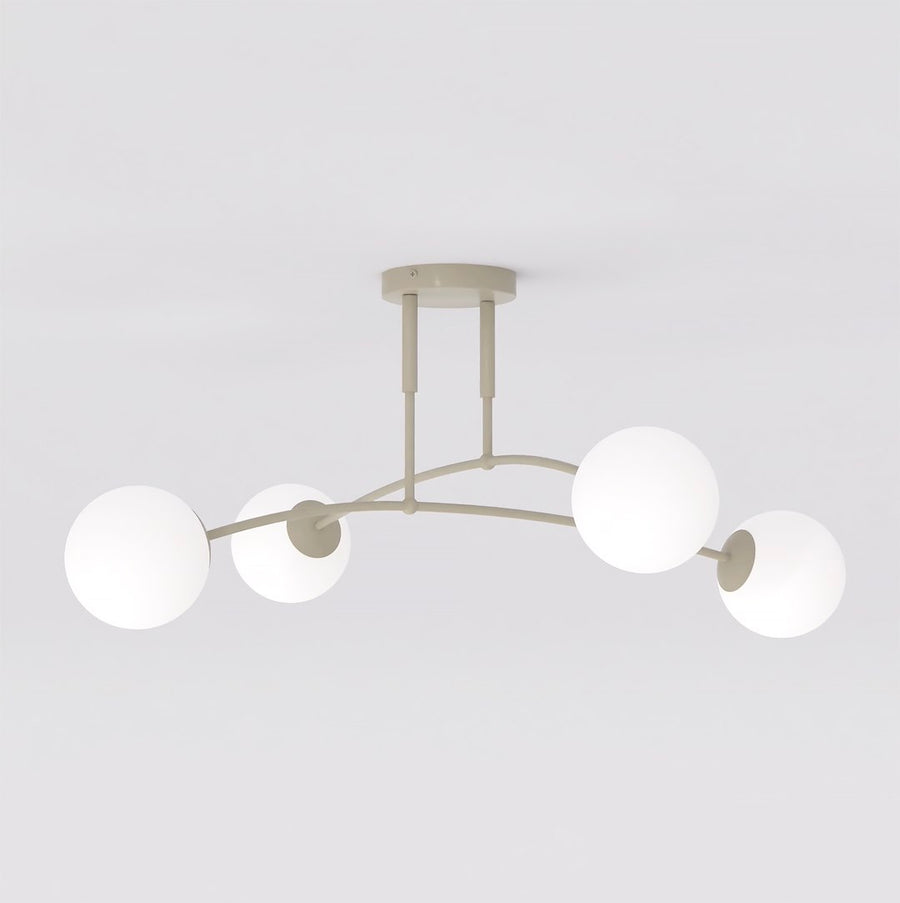 Nails 4 loftlampe mokka/opal
