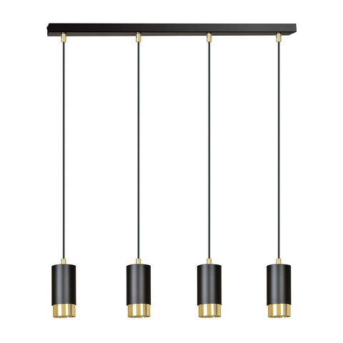 FUMIKO 4 SORT/GULD