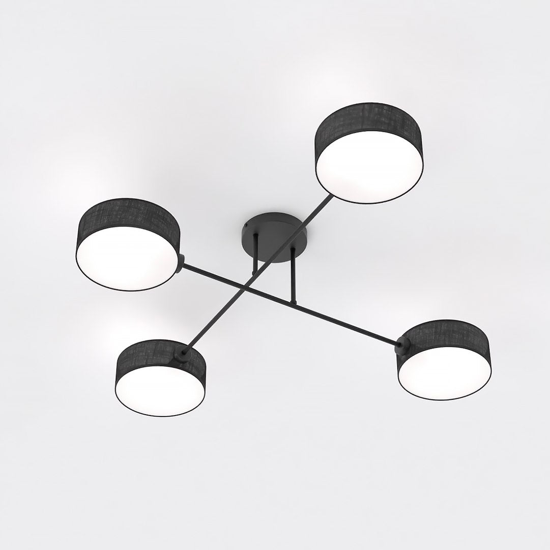 Maga 4 loftlampe sort