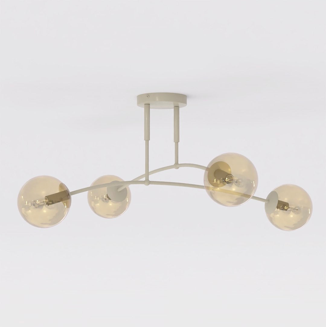 Pregos 4 loftlampe mokka/honning