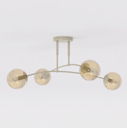 Pregos 4 loftlampe mokka/honning