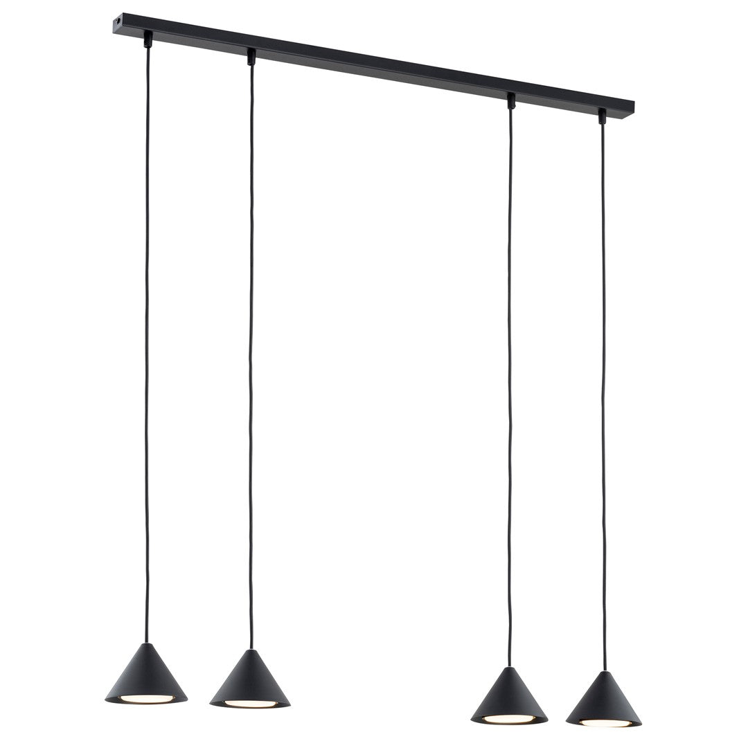 Elit 4 pendellampe sort