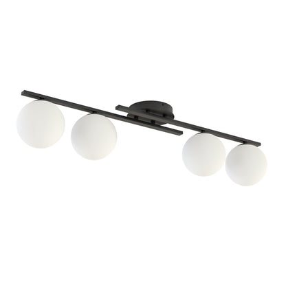 Kairo 4 loftlampe sort/opal
