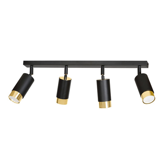 Hiro 4 loftspot sort/guld