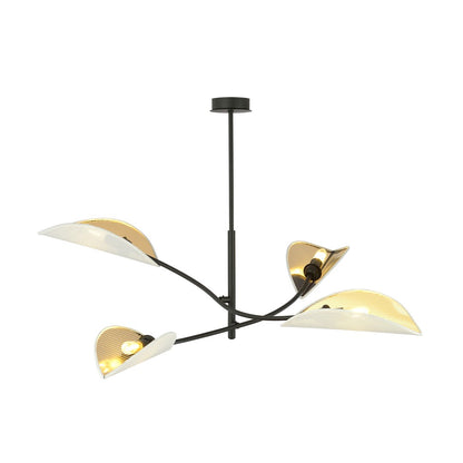 LOTUS 4 HVID/GULD