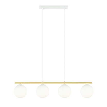 Allora 4 pendellampe hvid/opal