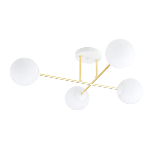 Magnum 4 loftlampe hvid/opal
