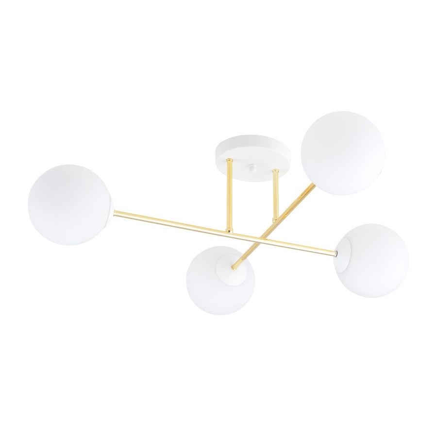 Magnum 4 loftlampe hvid/opal