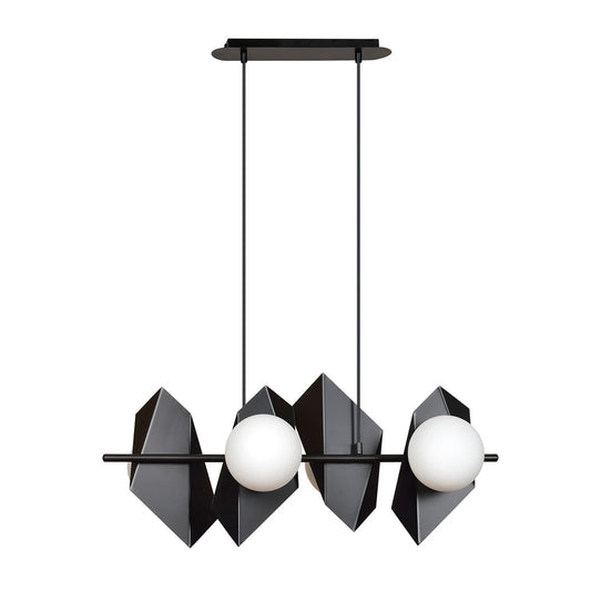 Drifton 4 pendellampe sort/hvid