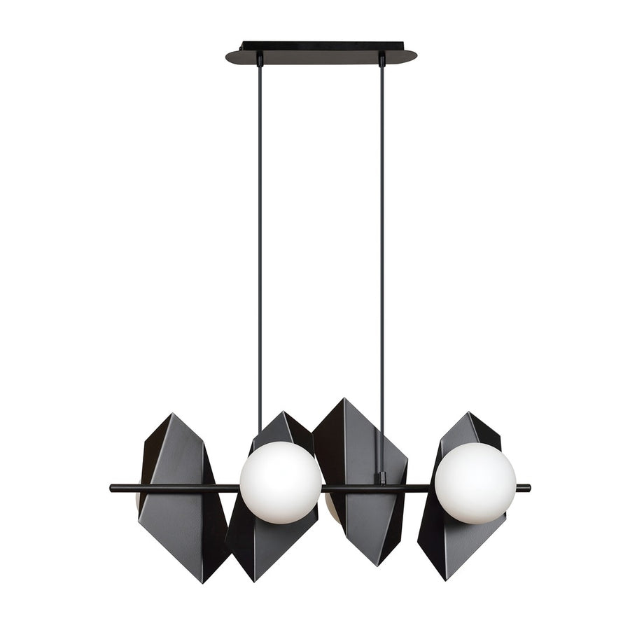 Drifton 4 pendellampe sort/hvid