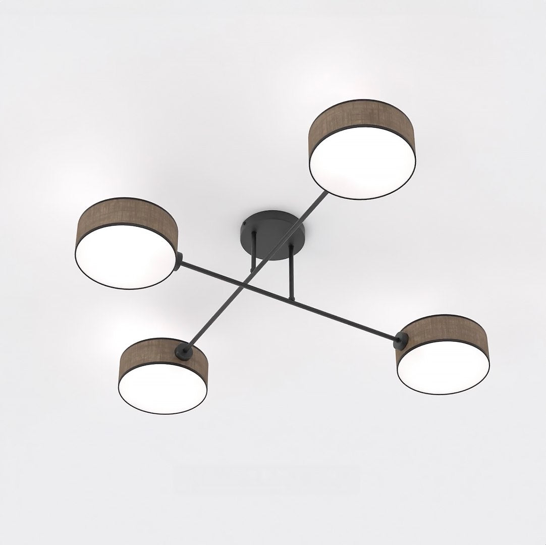 Maga 4 loftlampe brun