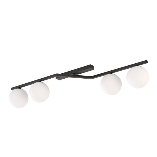 Naton 4 loftlampe sort/opal