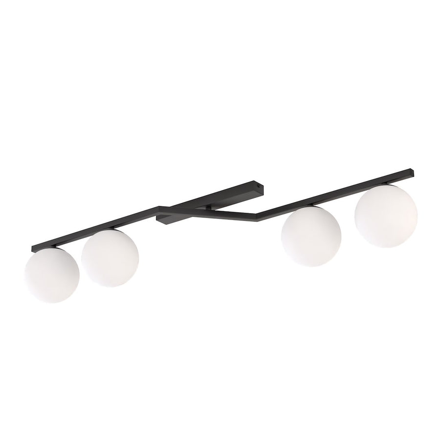 Naton 4 loftlampe sort/opal