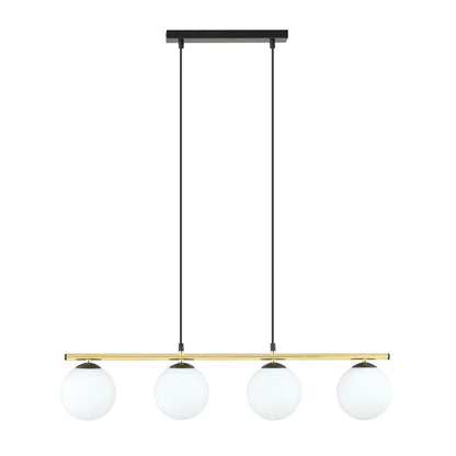 Allora 4 pendellampe sort/opal