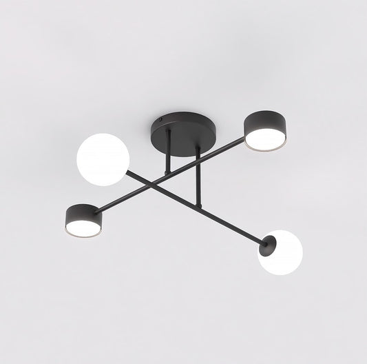 Holon 4 loftlampe sort