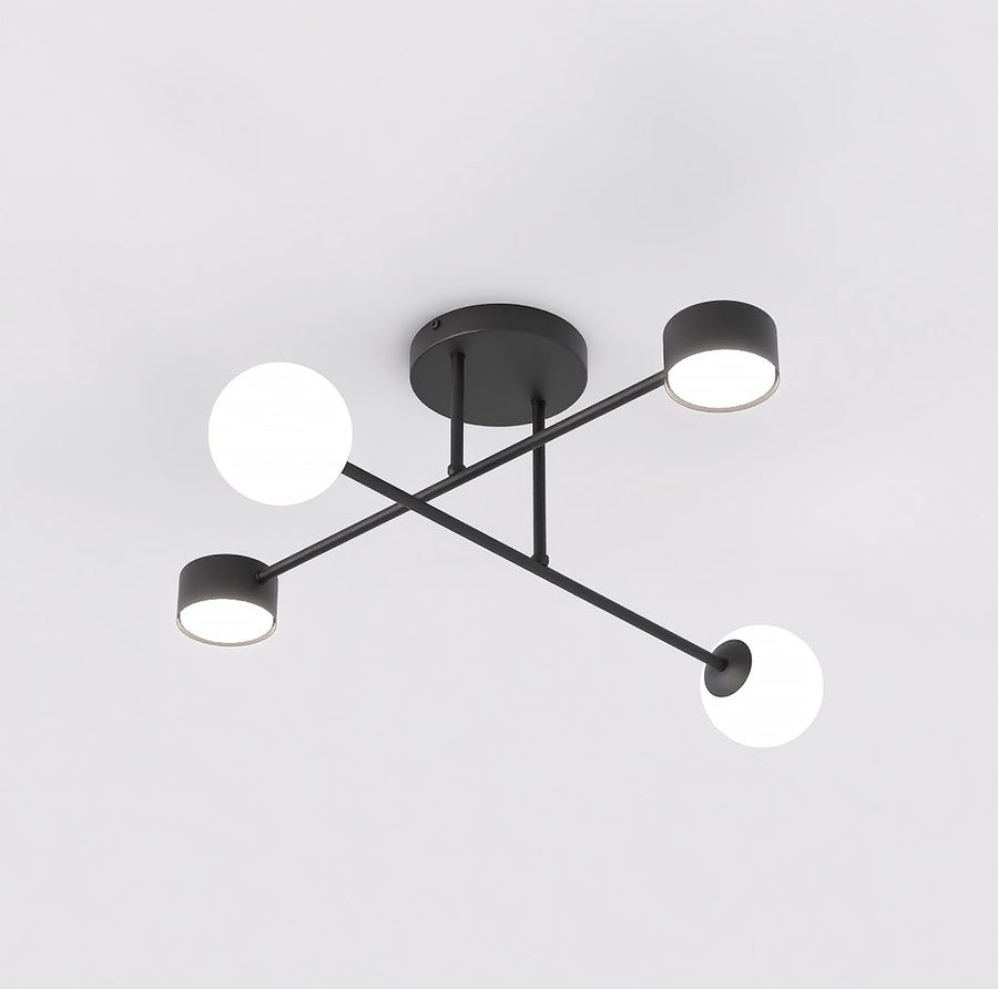 Holon 4 loftlampe sort