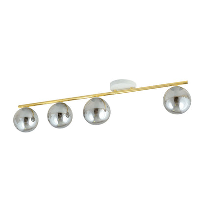 Monza 4 loftlampe hvid/grafit