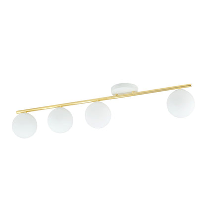 Monza 4 loftlampe hvid/opal