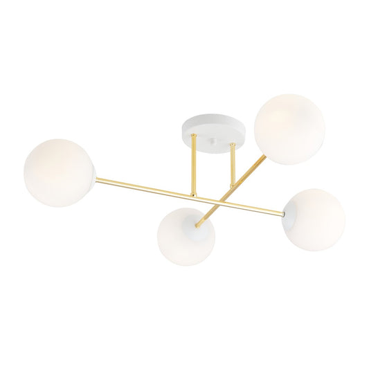 Magnum 4 loftlampe hvid/opal