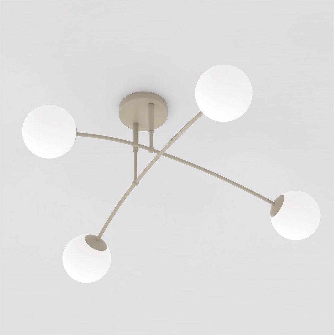Nails 4 loftlampe mokka/opal