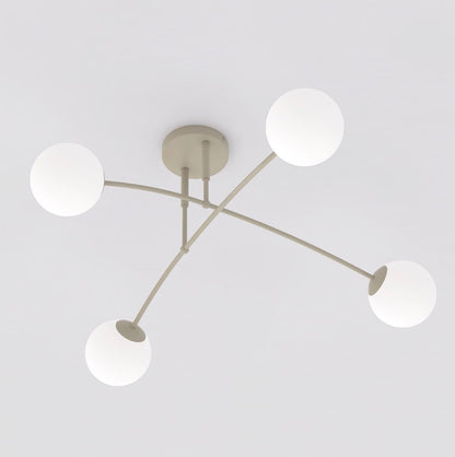Nails 4 loftlampe mokka/opal
