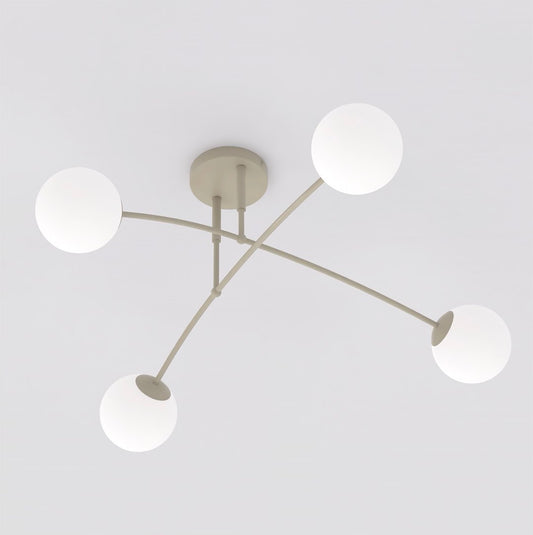 Nails 4 loftlampe mokka/opal